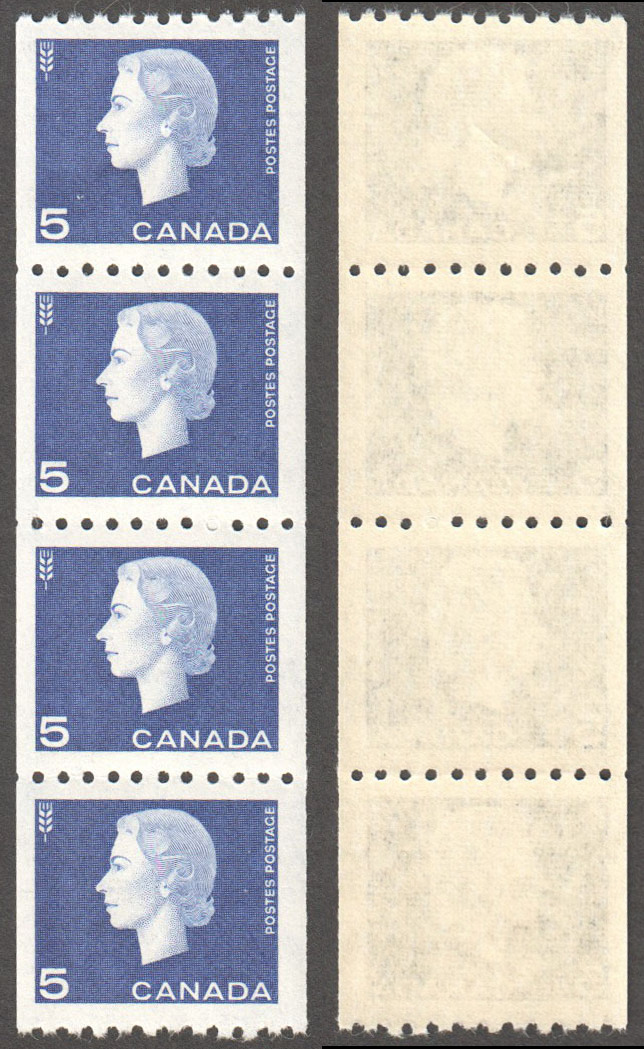 Canada Scott 409 MNH Strip VF (P) - Click Image to Close
